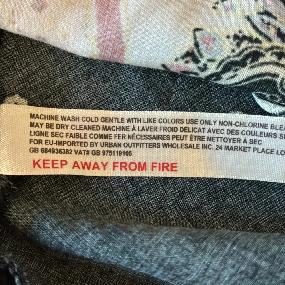 INTIMATELY FREE PEOPLE Size XS Darjeeling Printed Rayon Mini Slip Dress Boho - Picture 14 of 16